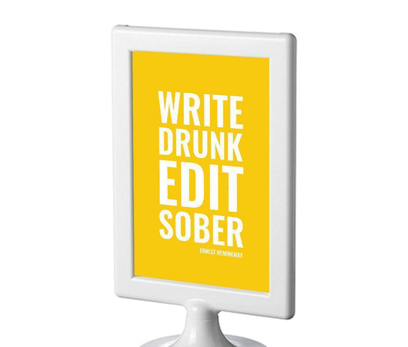 Funny & Inspirational Quotes Office Framed Desk Art-Set of 1-Andaz Press-World's Best Boss-