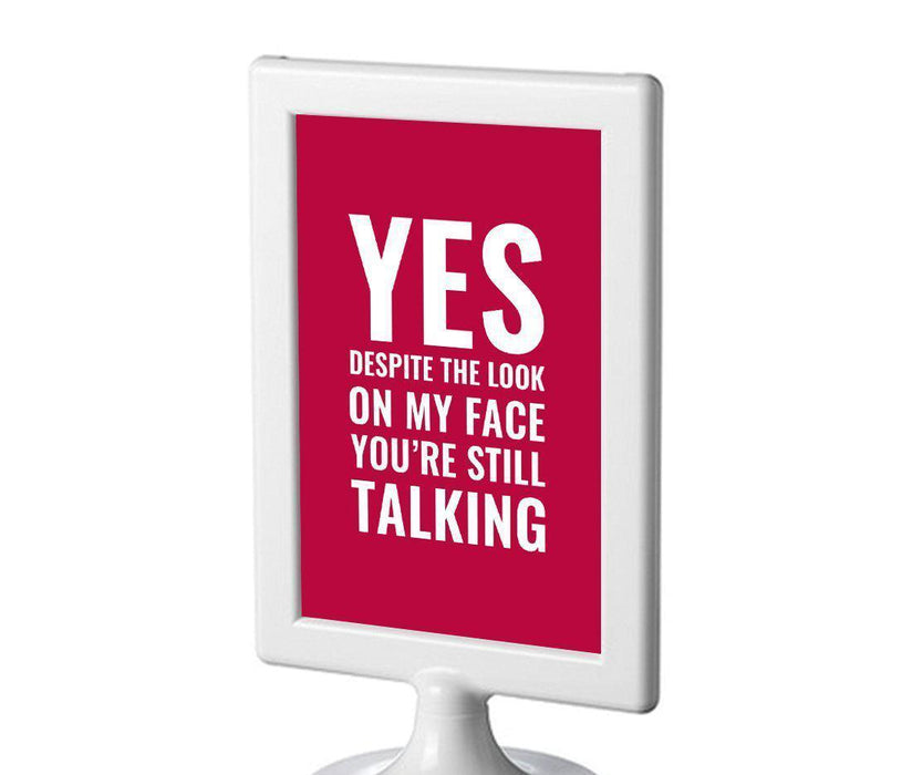 Funny & Inspirational Quotes Office Framed Desk Art-Set of 1-Andaz Press-World's Best Boss-