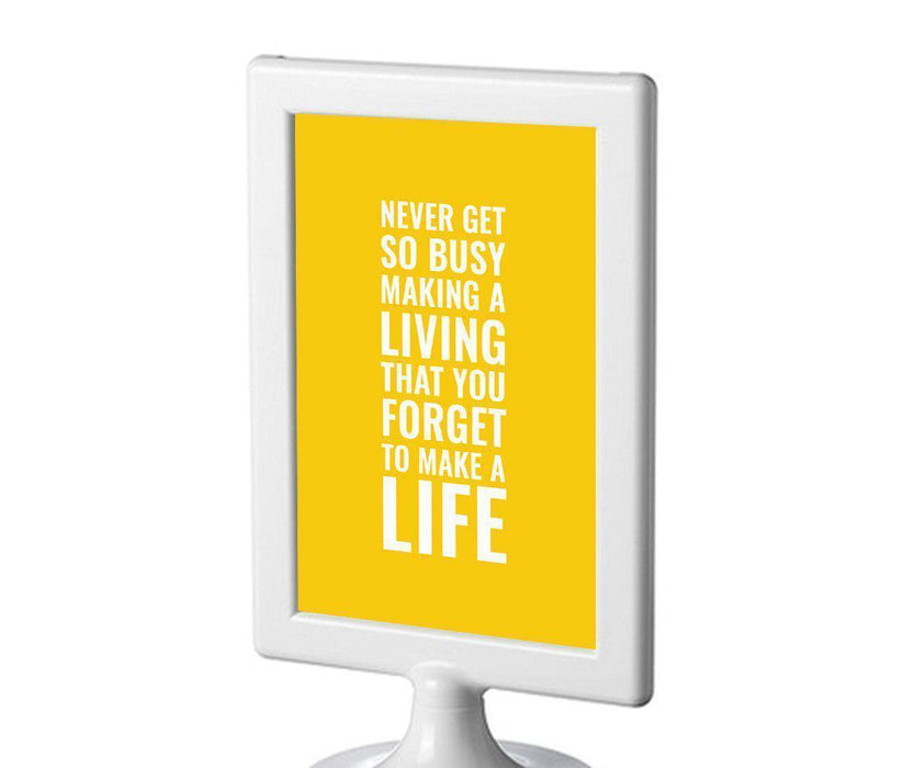 Funny & Inspirational Quotes Office Framed Desk Art-Set of 1-Andaz Press-World's Best Boss-
