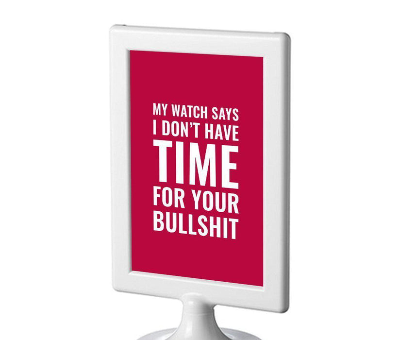 Funny & Inspirational Quotes Office Framed Desk Art-Set of 1-Andaz Press-World's Best Boss-