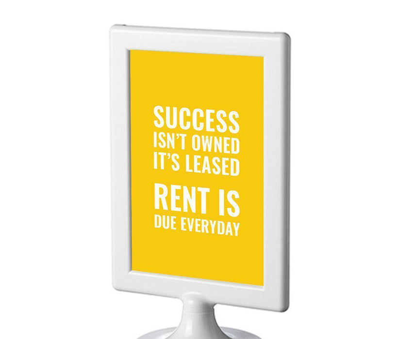 Funny & Inspirational Quotes Office Framed Desk Art-Set of 1-Andaz Press-World's Best Boss-