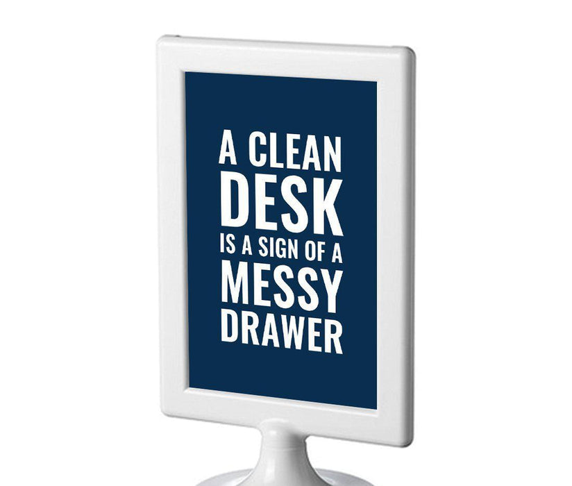 Funny & Inspirational Quotes Office Framed Desk Art-Set of 1-Andaz Press-World's Best Boss-