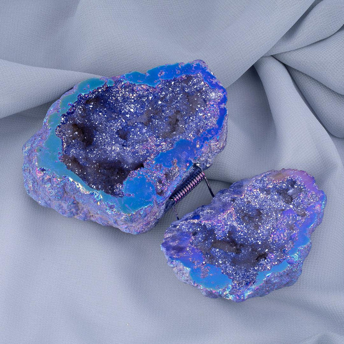 Geode Ring Boxes-Set of 1-Koyal Wholesale-Purple-