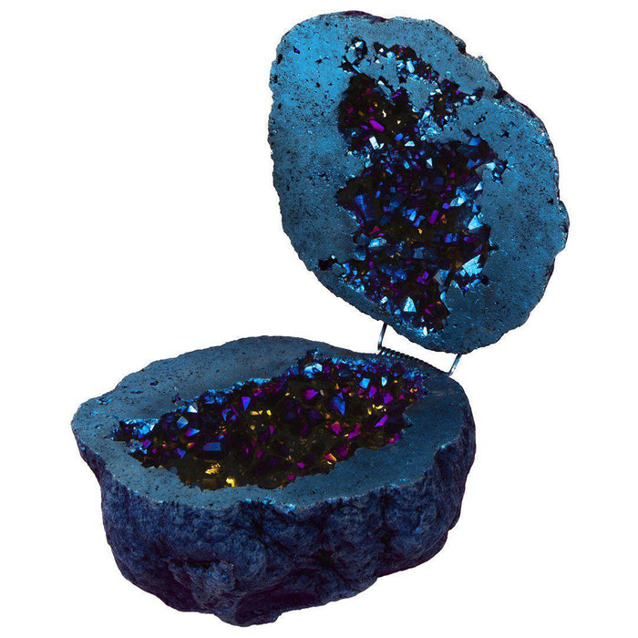 Geode Ring Boxes-Set of 1-Koyal Wholesale-Blue-