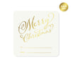 Gold Merry Christmas Square Gift Label Stickers-Set of 40-Andaz Press-
