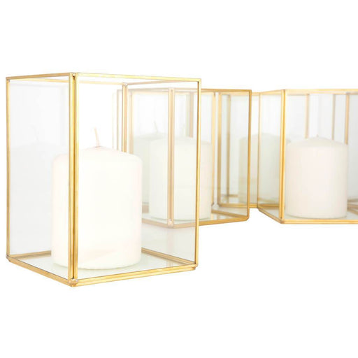 Hurricane Candle Holder Pack, Set of 6-Set of 6-Koyal Wholesale-Gold-