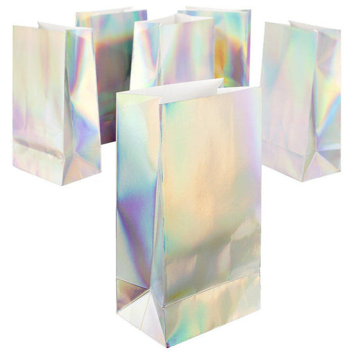 Iridescent Holographic Party Treat Bags-Set of 25-Andaz Press-Iridescent-
