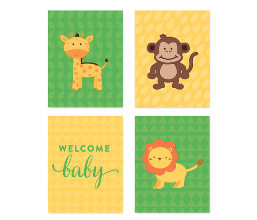 Jungle Safari Baby Shower Party Signs & Banner Decorations-Set of 20-Andaz Press-