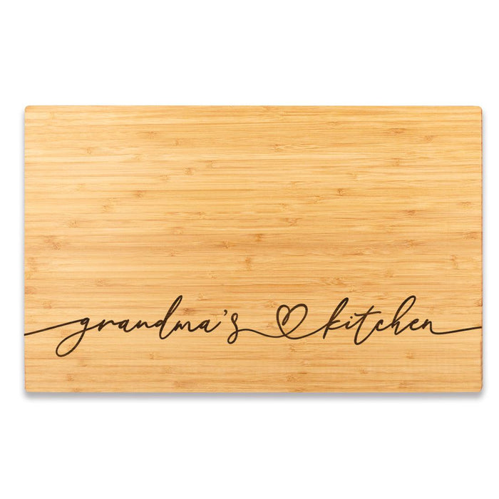 Large Mother's Day Cutting Board Gift, Set of 1-Set of 1-Andaz Press-Grandma's Kitchen-