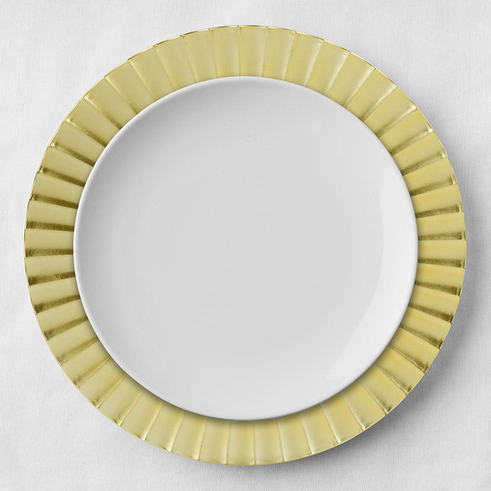 Minimalist Acrylic Charger Plates-Set of 4-Koyal Wholesale-Gold-