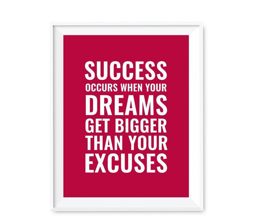 Motivational Wall Art, Inspirational Quotes for Home Office-Set of 1-Andaz Press-Don't Make Me Walk When I Can Fly-