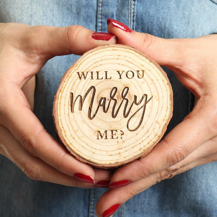 Oak Wood Engraved Ring Box-Set of 1-Koyal Wholesale-Will You Marry Me?-