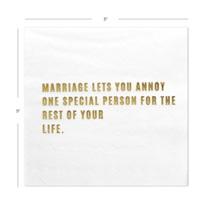 One Special Person Funny Cocktail Napkins-Set of 50-Andaz Press-