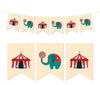 Pennant Party Banner Carnival Tent and Circus Elephant-Set of 1-Andaz Press-