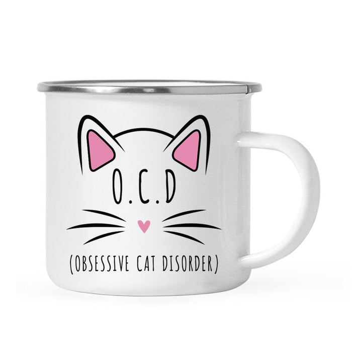 Pink Cat Svg Campfire Coffee Mug-Set of 1-Andaz Press-Cat Mom-