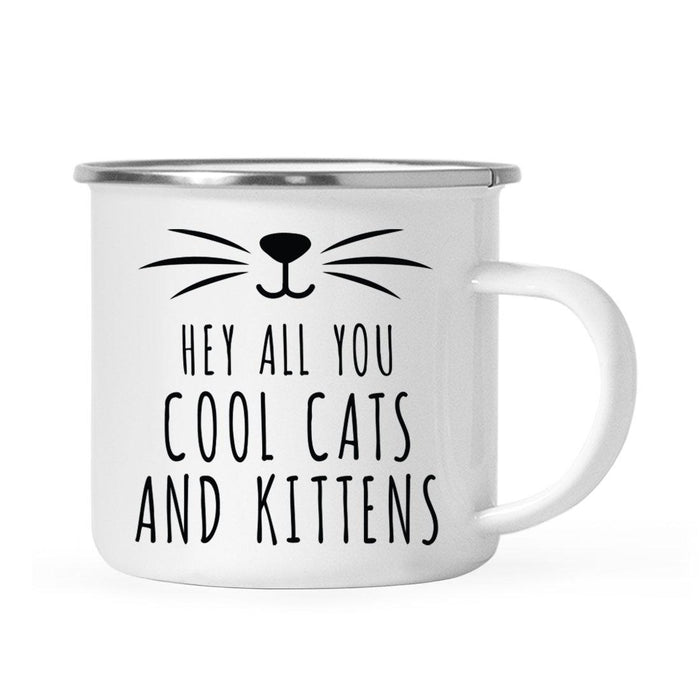 Pink Cat Svg Campfire Coffee Mug-Set of 1-Andaz Press-Cool Cats-