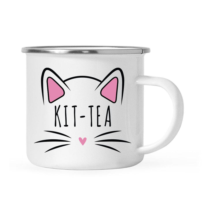 Pink Cat Svg Campfire Coffee Mug-Set of 1-Andaz Press-Kit-Tea-