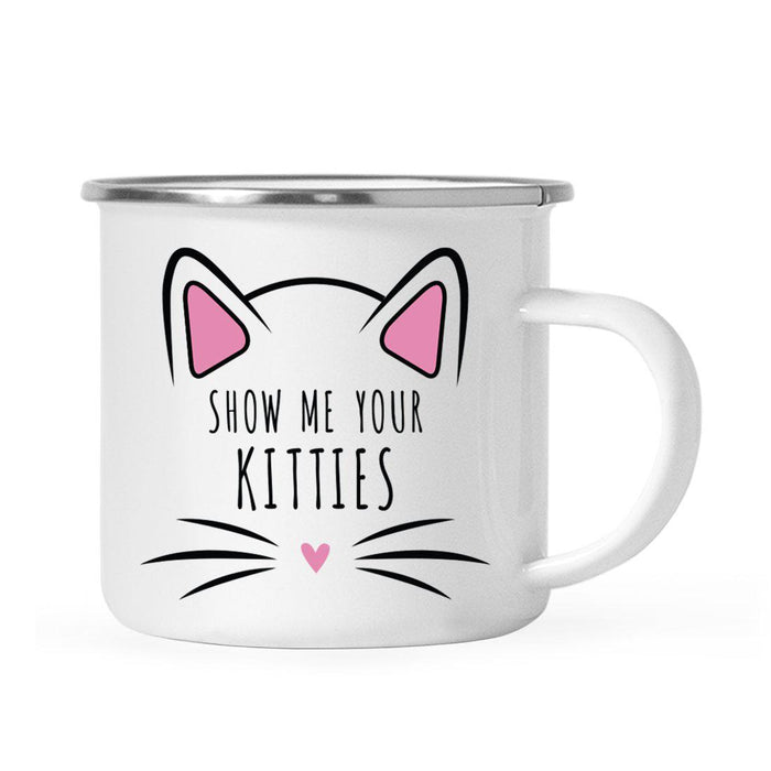 Pink Cat Svg Campfire Coffee Mug-Set of 1-Andaz Press-Kitties-