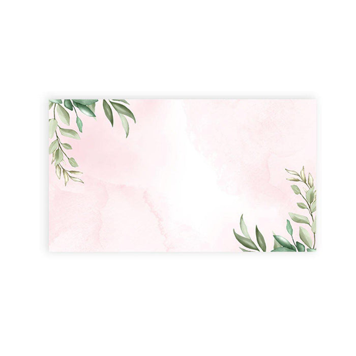 Place Cards for Wedding Party Tables, Seating Name Place Cards for Holders, Design 2-Set of 60-Andaz Press-Blush Pink Greenery Leaves-