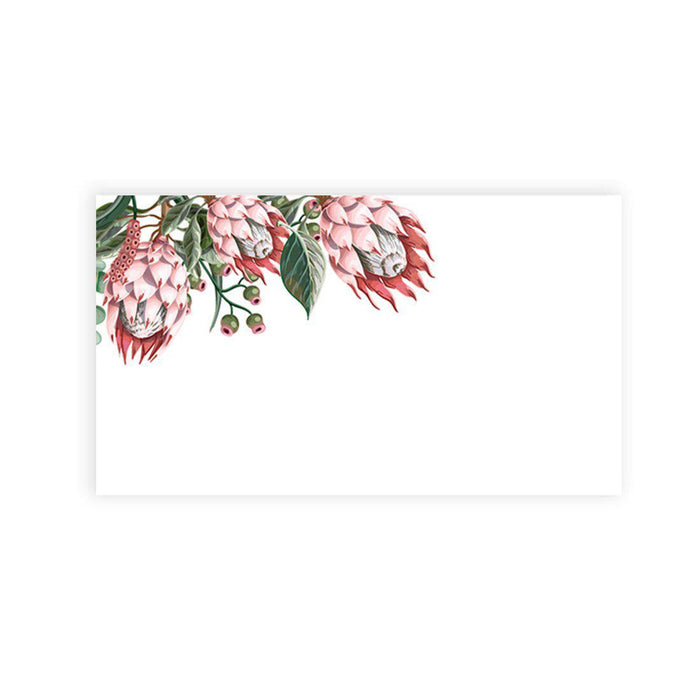 Place Cards for Wedding Party Tables, Seating Name Place Cards for Holders, Design 2-Set of 60-Andaz Press-Boho Protea Florals-