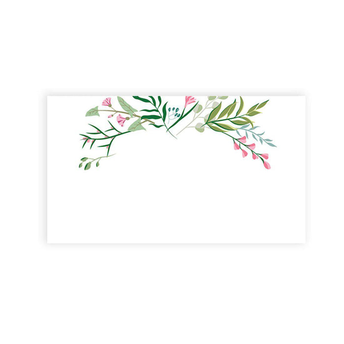Place Cards for Wedding Party Tables, Seating Name Place Cards for Holders, Design 2-Set of 60-Andaz Press-Botanical Leaves-