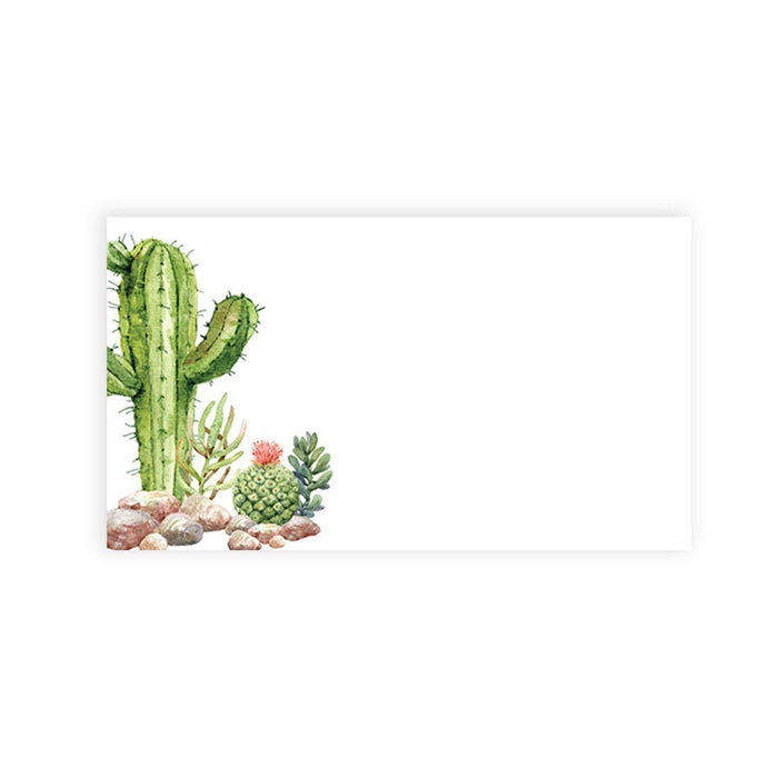 Place Cards for Wedding Party Tables, Seating Name Place Cards for Holders, Design 2-Set of 60-Andaz Press-Desert Chic Cacti-