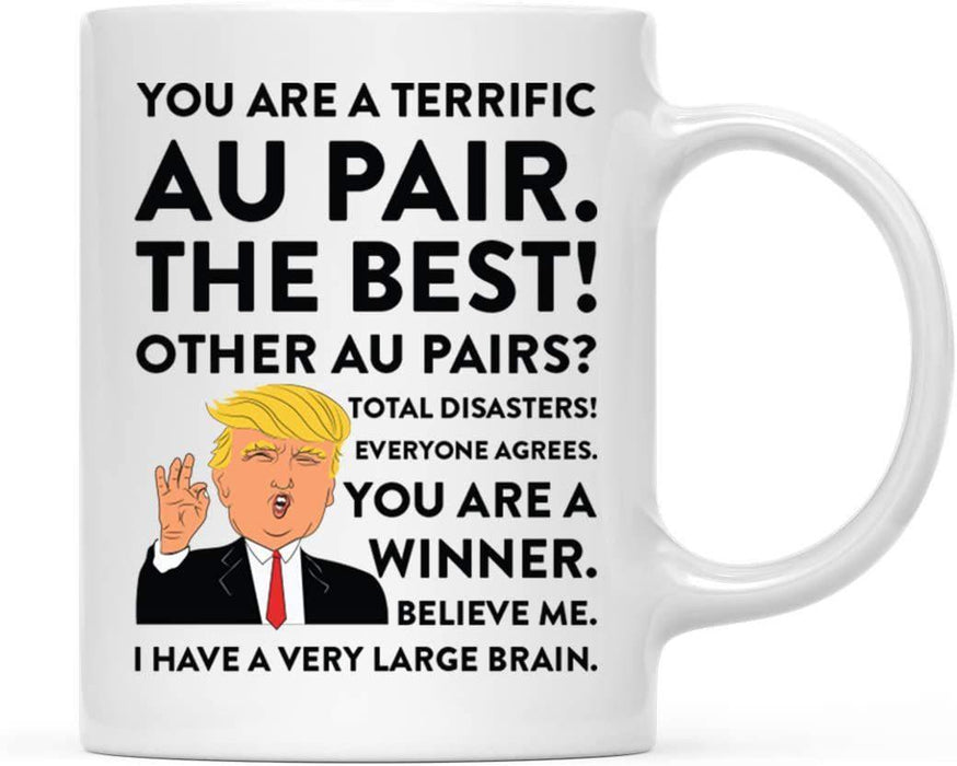 President Donald Trump Terrific Career Ceramic Coffee Mug Collection 1-Set of 1-Andaz Press-Au Pair-