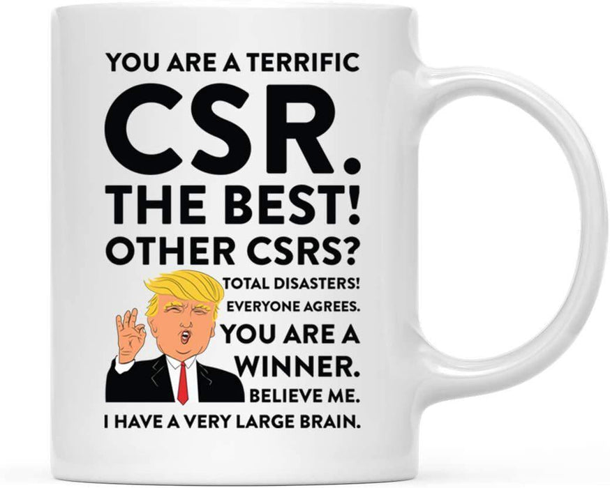 President Donald Trump Terrific Career Ceramic Coffee Mug Collection 1-Set of 1-Andaz Press-CSR-
