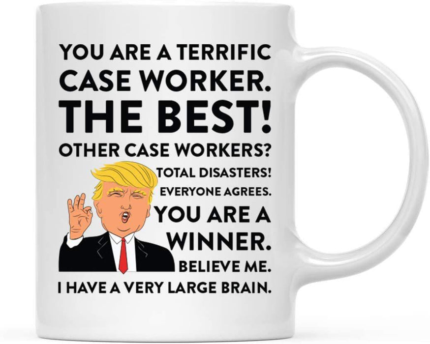 President Donald Trump Terrific Career Ceramic Coffee Mug Collection 1-Set of 1-Andaz Press-Case Worker-