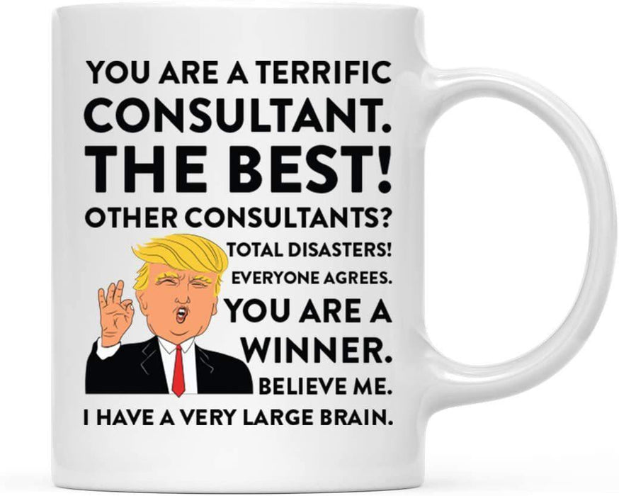 President Donald Trump Terrific Career Ceramic Coffee Mug Collection 1-Set of 1-Andaz Press-Consultant-