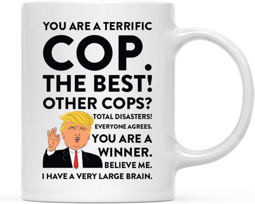 President Donald Trump Terrific Career Ceramic Coffee Mug Collection 1-Set of 1-Andaz Press-Cop-