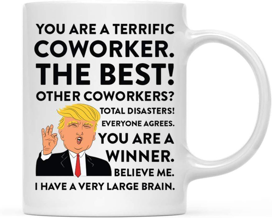 President Donald Trump Terrific Career Ceramic Coffee Mug Collection 1-Set of 1-Andaz Press-Coworker-