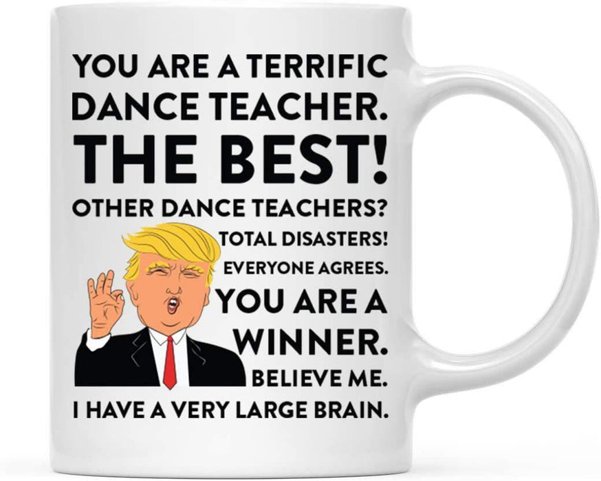 President Donald Trump Terrific Career Ceramic Coffee Mug Collection 1-Set of 1-Andaz Press-Dance Teacher-