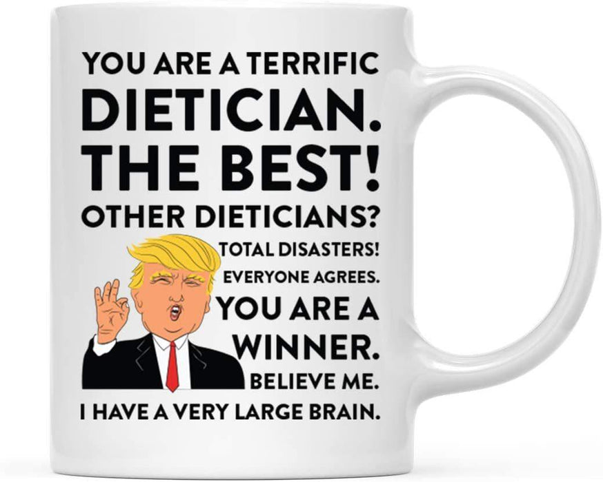 President Donald Trump Terrific Career Ceramic Coffee Mug Collection 1-Set of 1-Andaz Press-Dietician-
