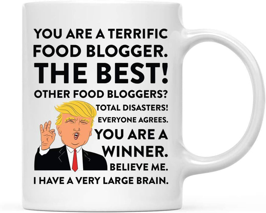 President Donald Trump Terrific Career Ceramic Coffee Mug Collection 2-Set of 1-Andaz Press-Food Blogger-