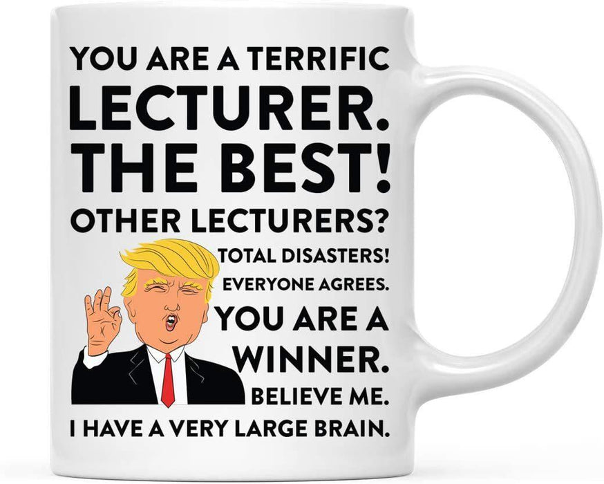 President Donald Trump Terrific Career Ceramic Coffee Mug Collection 2-Set of 1-Andaz Press-Lecturer-