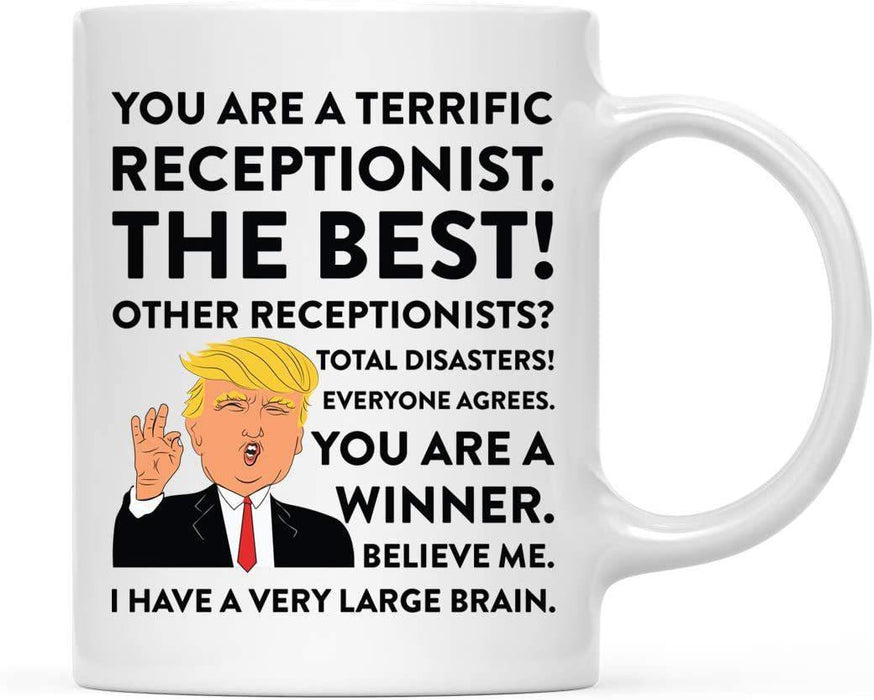President Donald Trump Terrific Career Ceramic Coffee Mug Collection 3-Set of 1-Andaz Press-Receptionist-