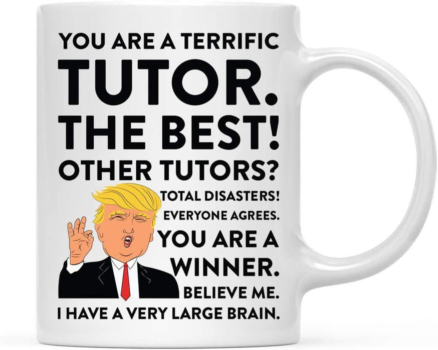 President Donald Trump Terrific Career Ceramic Coffee Mug Collection 3-Set of 1-Andaz Press-Tutor-
