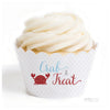 Sail Away Nautical Birthday Crab a Treat Cupcake Wrappers-Set of 24-Andaz Press-