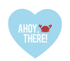 Sail Away Nautical Birthday Heart Gift Tags-Set of 30-Andaz Press-Ahoy There-