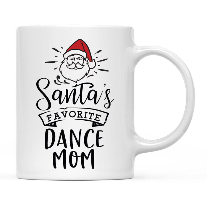 Santa Favorite Mom Dad Ceramic Coffee Mug-Set of 1-Andaz Press-Dance Mom-
