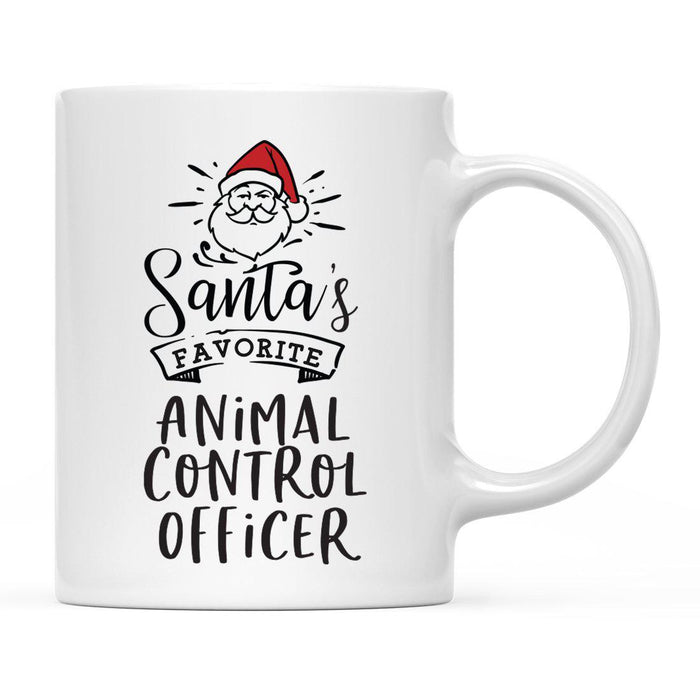 Santa's Favorite Careers Coffee Mug Collection 1-Set of 1-Andaz Press-Animal Control Officer-