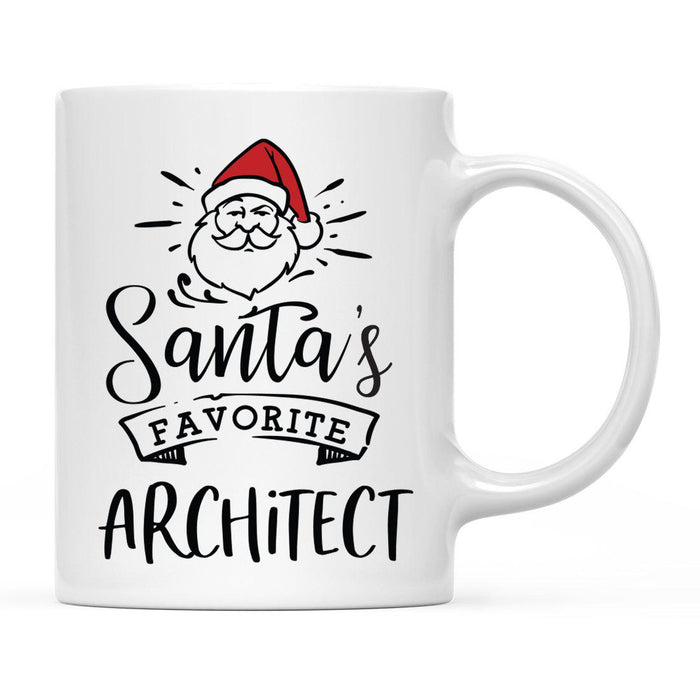 Santa's Favorite Careers Coffee Mug Collection 1-Set of 1-Andaz Press-Architect-