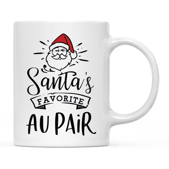 Santa's Favorite Careers Coffee Mug Collection 1-Set of 1-Andaz Press-Au Pairs-