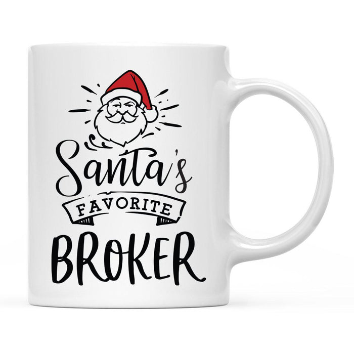 Santa's Favorite Careers Coffee Mug Collection 1-Set of 1-Andaz Press-Broker-