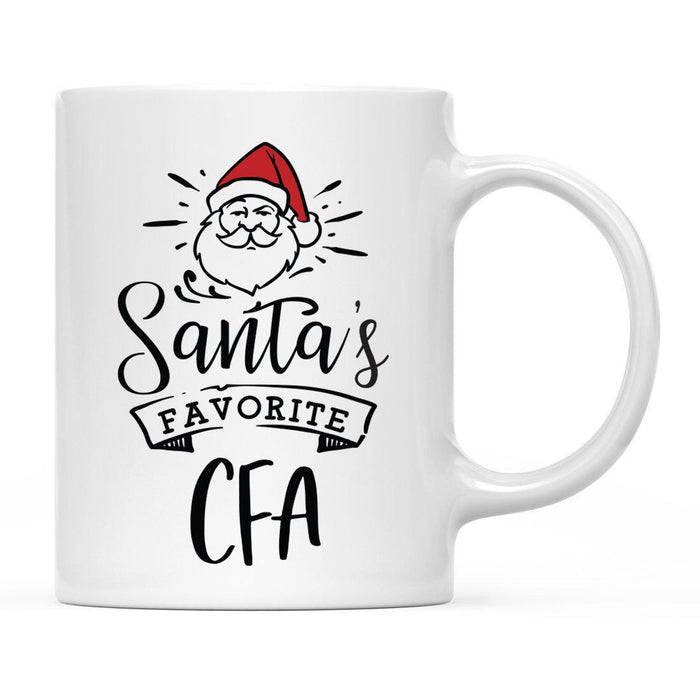 Santa's Favorite Careers Coffee Mug Collection 1-Set of 1-Andaz Press-CFA Certified Financial Analyst-