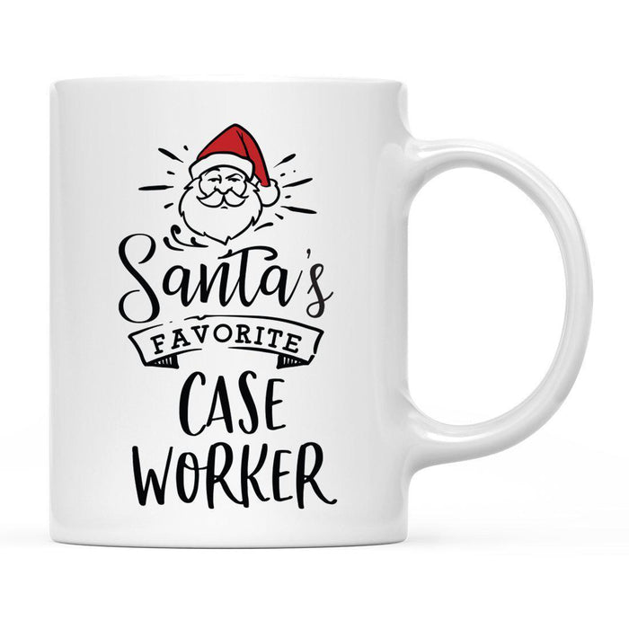 Santa's Favorite Careers Coffee Mug Collection 1-Set of 1-Andaz Press-Case Worker-