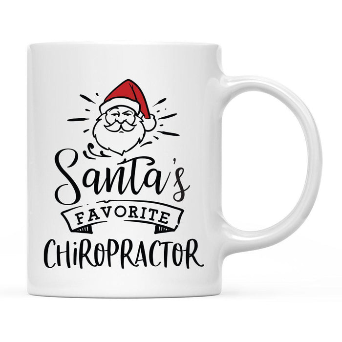 Santa's Favorite Careers Coffee Mug Collection 1-Set of 1-Andaz Press-Chiropractor-