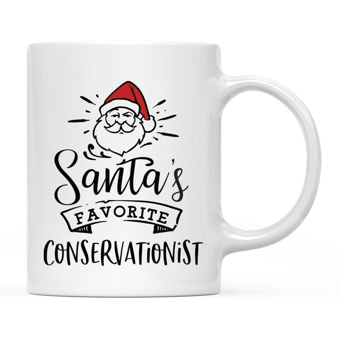 Santa's Favorite Careers Coffee Mug Collection 1-Set of 1-Andaz Press-Conservationist-