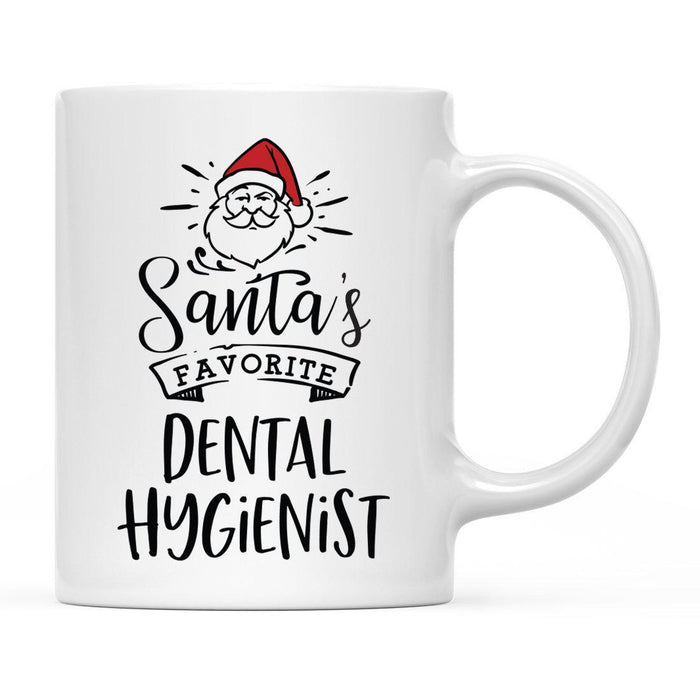 Santa's Favorite Careers Coffee Mug Collection 1-Set of 1-Andaz Press-Dental Hygienist-